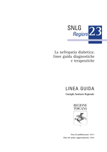 La nefropatia diabetica linee guida diagnostiche e - SNLG-ISS