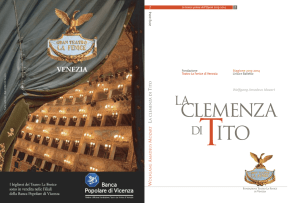 Clemenza di Tito - Teatro La Fenice