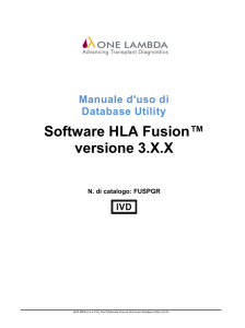 HLA Fusion ™ Database Utility