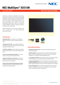 NEC_Datasheet_X551UN-italian italiano – PDF