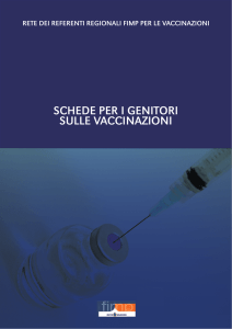 schede per i genitori sulle vaccinazioni - Domenico
