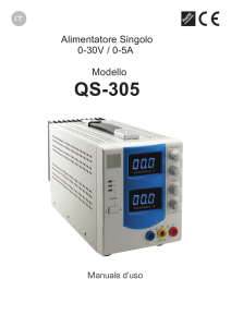 Manuale Alimentatore singolo "QS-305"