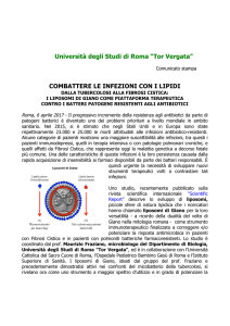 Comunicato Stampa - bio uniroma2 - Università degli Studi di Roma