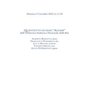 pdf programma - Il Palazzo del Quirinale