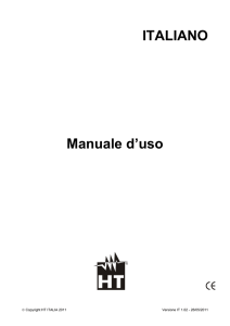 ITALIANO Manuale d`uso - ht