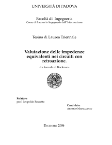 Valutazione delle impedenze equivalenti nei circuiti