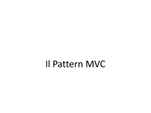 Il Pattern MVC - Digilander