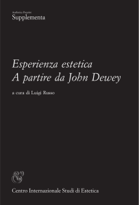 Esperienza estetica A partire da John Dewey