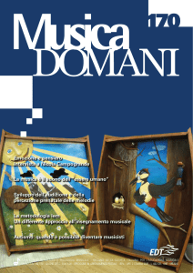 La musica è il suono dell`“essere umano” La metodologia Iem Un