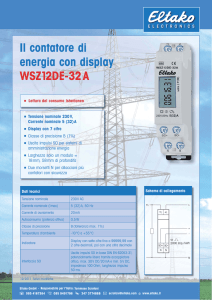 Il contatore di energia con display WSZ12DE-32A