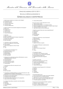 Ginecologia_e_ostetricia - Scuole di Specializzazione in Medicina