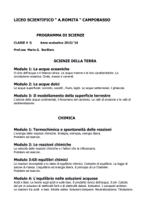 scienze 4 g - Liceo Scientifico "A.Romita"