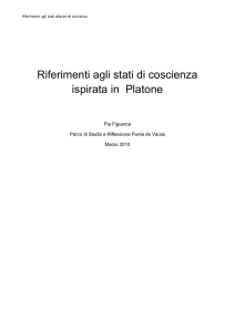 Riferimenti agli stati di coscienza ispirata in Platone