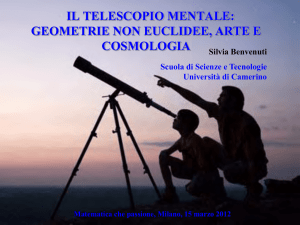 IL TELESCOPIO MENTALE: GEOMETRIE NON EUCLIDEE, ARTE E