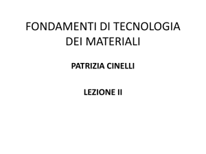 fondamenti di tecnologia dei materiali