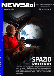 La ricerca spaziale italiana è la protagonista del nuovo programma