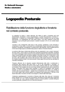 Logopedia Posturale