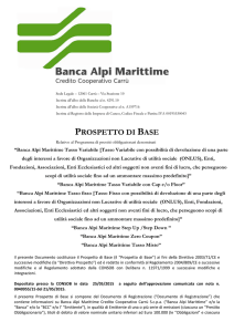 Prospetto - Banca Alpi Marittime
