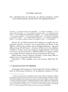 VITTORIO PARLATO DAL GRANDUCATO DI TOSCANA AL REGNO