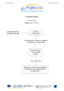 Giovanna Mayer - Un`indagine statistica