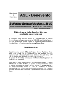 eziologia e prevenzione