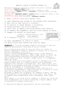 ANALISI LOGICA E PICCOLE STORIE [2] 1) Jack