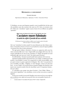 Matematica e coincidenze - Consiglio regionale della Toscana