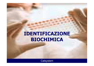 identificazione identificazione biochimica