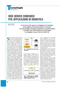 web server embedded per applicazioni di domotica