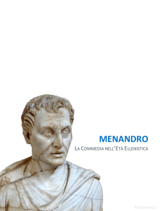 Menandro e la Commedia ellenistica