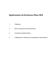 Spettrometria ad Emissione Ottica OES