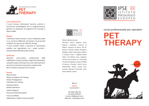 pet therapy - Provincia di Varese