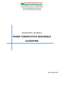 PT clozapina - Regione Emilia