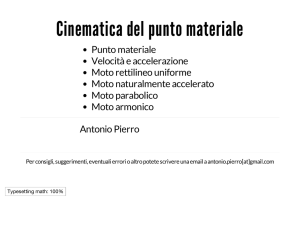 Cinematica