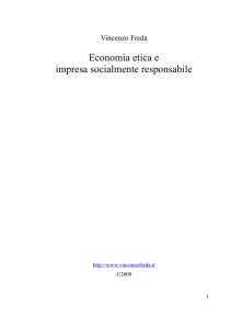 Economia etica e impresa socialmente responsabile