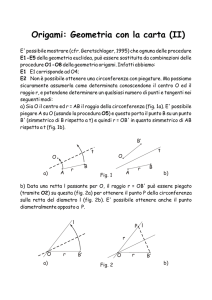 Origami: Geometria con la carta