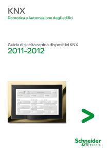 Guida scelta rapida dispositivi KNX