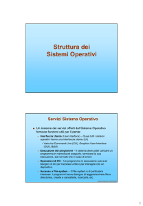 Sistemi Operativi Introduzione