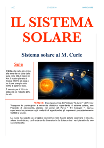 Sistema solare 2 - "Marie Curie" Pergine