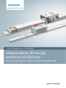 Alimentazione di energia moderna ed efficiente