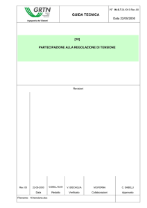 Partecipazione alla regolazione di tensione