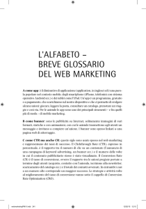 L`ALFABETO – BREVE GLOSSARIO DEL WEB MARKETING