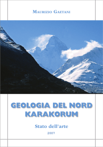 geologia del nord karakorum - Società Geologica Italiana
