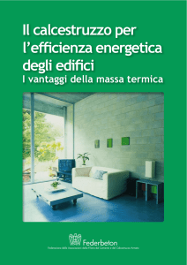 Il calcestruzzo per l`efficienza energetica degli edifici. I vantaggi