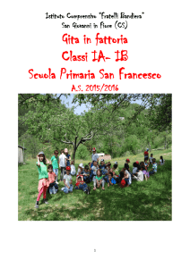 Gita in fattoria Classi IA- IB Scuola Primaria San Francesco