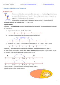 Algebra - Home page di Giampiero Meneghin