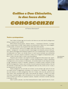 Galileo e Don Chisciotte, le due facce della conoscenza