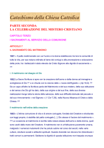 PARTE SECONDA LA CELEBRAZIONE DEL MISTERO CRISTIANO