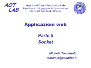 Socket - Università degli Studi di Parma
