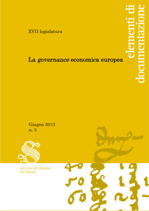 La governance economica europea